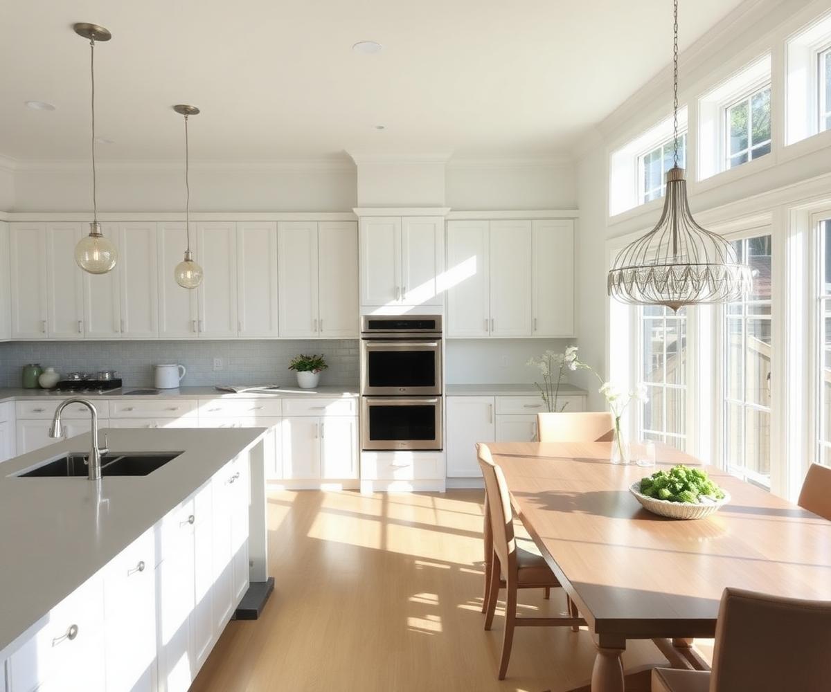 Bright kitchen in a Braj Setu Properties listed home